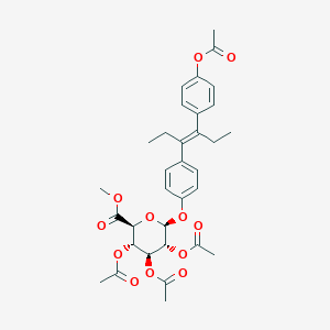 Acetyldiethylstilbestrol 2,3,4-Tri-O-acetyl--D-glucuronide Methyl EsterͼƬ