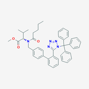 (S)-Methyl 3-methyl-2-(N-((2'-(1-trityl-1H-tetrazol-5-yl)-[1,1'-biphenyl]-4-yl)methyl)pentanamido)butanoateͼƬ