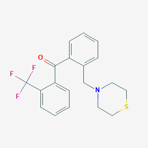 2-thiomorpholinomethyl-2'-trifluoromethylbenzophenoneͼƬ