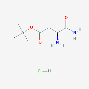 L-Aspartic Acid beta-tert-Butyl Ester alpha-Amide HydrochlorideͼƬ