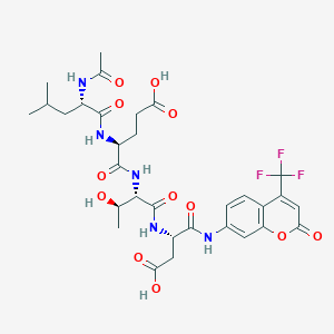 N-Acetyl-L-leucyl-L--glutamyl-L-threonyl-N-[2-oxo-4-(trifluoromethyl)-2H-1-benzopyran-7-yl]-L--asparagineͼƬ