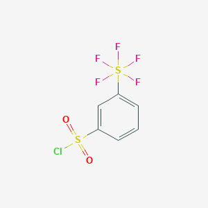 3-(Pentafluorosulfur)benzenesulfonyl ChlorideͼƬ