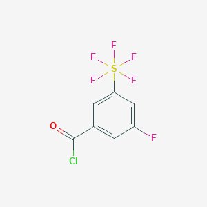 3-Fluoro-5-(pentafluorosulfur)benzoyl chlorideͼƬ