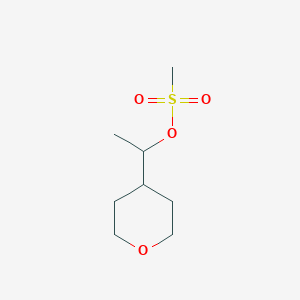 (S)-1-(tetrahydro-2H-pyran-4-yl)ethyl methanesulfonateͼƬ