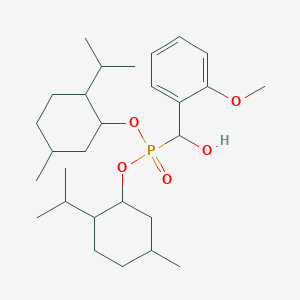 bis[5-methyl-2-(propan-2-yl)cyclohexyl] [hydroxy(2-methoxyphenyl)methyl]phosphonateͼƬ