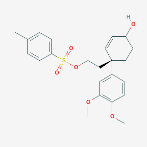 (1R)-1-(3,4-Dimethoxyphenyl)-4-hydroxy-2-cyclohexene-1-ethanol 1-(4-Methylbenzenesulfonate)ͼƬ