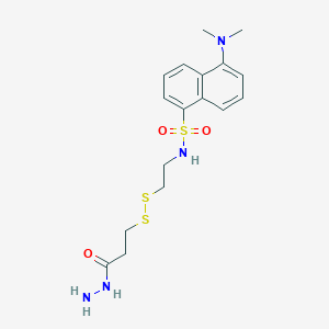 2-(Dansylsulfonamido)ethyl-3-(hydrazinocarboxy)ethyl DisulfideͼƬ