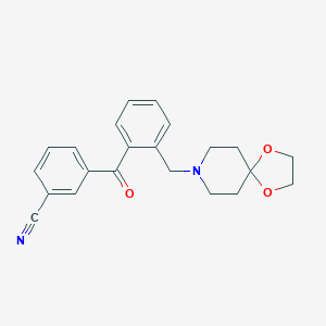 3'-cyano-2-[8-(1,4-dioxa-8-azaspiro[4,5]decyl)methyl]benzophenoneͼƬ