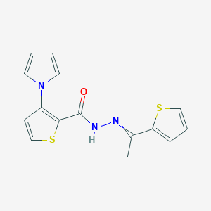 3-(1H-Pyrrol-1-yl)-N'-[(E)-1-(2-thienyl)ethylidene]-2-thiophenecarbohydrazideͼƬ