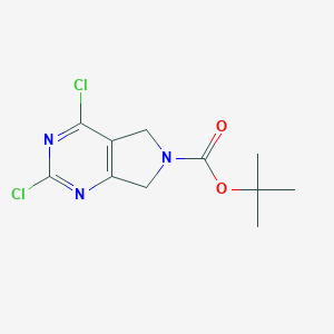 tert-butyl2,4-dichloro-5H,6H,7H-pyrrolo[3,4-d]pyrimidine-6-carboxylateͼƬ