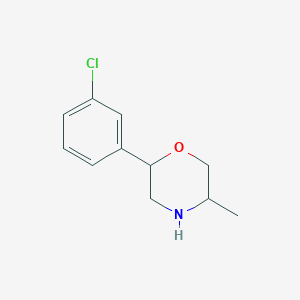 2-(3-Chlorophenyl)-5-methylmorpholineͼƬ