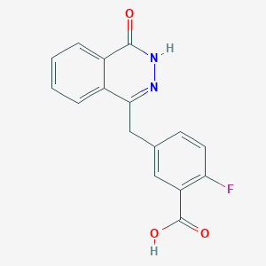 2-fluoro-5-[(4-oxo-3,4-dihydrophthalazin-1-yl)methyl]benzoicacidͼƬ