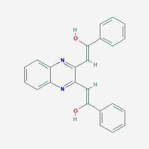 (2Z,2'Z)-2,2'-(1,4-dihydroquinoxaline-2,3-diylidene)bis(1-phenylethanone)ͼƬ