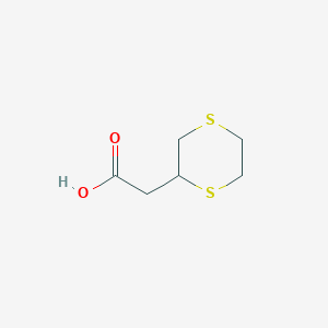 2-(1,4-dithian-2-yl)acetic acidͼƬ