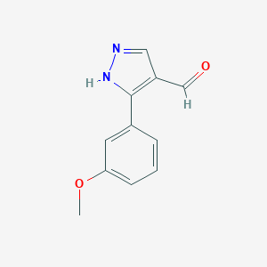 3-(3-Methoxyphenyl)-1H-pyrazole-4-carbaldehydeͼƬ