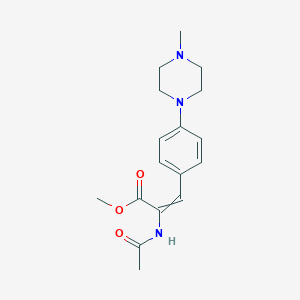 Methyl-2-acetamido-3-[4-(4-methylpiperazin-1-yl)phenyl]prop-2-enoateͼƬ