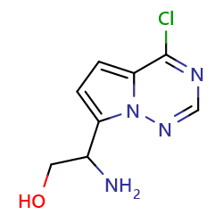 2-amino-2-{4-chloropyrrolo[2,1-f][1,2,4]triazin-7-yl}ethan-1-olͼƬ