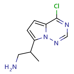 2-{4-chloropyrrolo[2,1-f][1,2,4]triazin-7-yl}propan-1-amineͼƬ