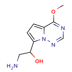 2-amino-1-{4-methoxypyrrolo[2,1-f][1,2,4]triazin-7-yl}ethan-1-olͼƬ