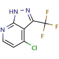 4-chloro-3-(trifluoromethyl)-1H-pyrazolo[3,4-b]pyridineͼƬ