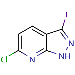 6-chloro-3-iodo-1H-pyrazolo[3,4-b]pyridineͼƬ