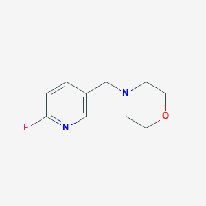 4-[(6-Fluoropyridin-3-yl)methyl]morpholineͼƬ