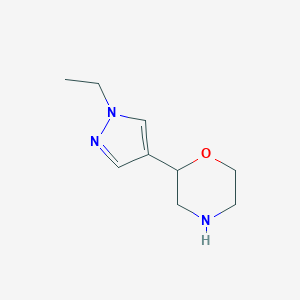 2-(1-ethyl-1H-pyrazol-4-yl)morpholineͼƬ