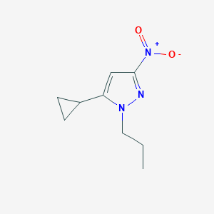 5-cyclopropyl-3-nitro-1-propyl-1H-pyrazoleͼƬ