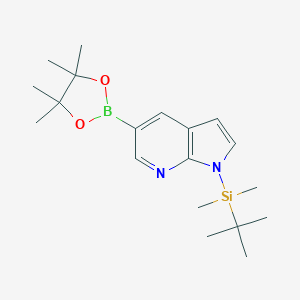 1-(tert-butyldimethylsilyl)-5-(4,4,5,5-tetramethyl-1,3,2-dioxaborolan-2-yl)-1H-pyrrolo[2,3-b]pyridineͼƬ