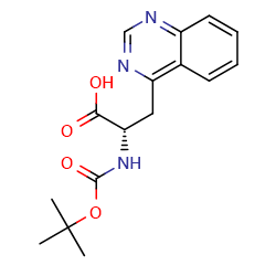 (2S)-2-{[(tert-butoxy)carbonyl]amino}-3-(quinazolin-4-yl)propanoicacidͼƬ