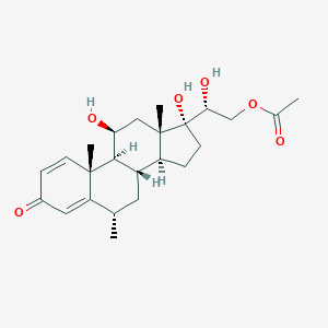 6-Methyl-20(R)-hydroxy Prednisolone 21-AcetateͼƬ