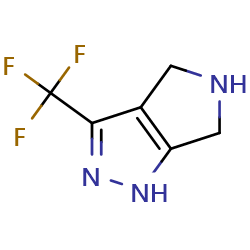 3-(trifluoromethyl)-1H,4H,5H,6H-pyrrolo[3,4-c]pyrazoleͼƬ