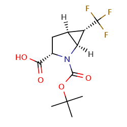 (1S,3S,5S,6S)-2-[(tert-butoxy)carbonyl]-6-(trifluoromethyl)-2-azabicyclo[3,1,0]hexane-3-carboxylicacidͼƬ