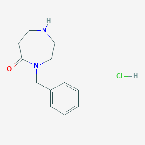 4-Benzyl-1,4-diazepan-5-one hydrochlorideͼƬ