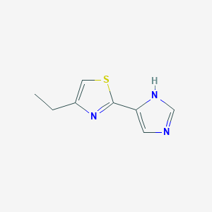 4-ethyl-2-(1H-imidazol-4-yl)-1,3-thiazoleͼƬ