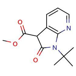 Methyl1-tert-butyl-2-oxo-1H,2H,3H-pyrrolo[2,3-b]pyridine-3-carboxylateͼƬ