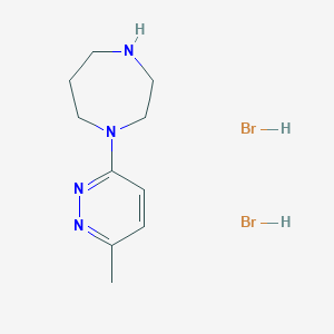 1-(6-methylpyridazin-3-yl)-1,4-diazepane dihydrobromideͼƬ