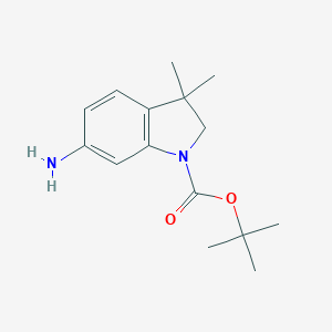 tert-butyl6-amino-3,3-dimethyl-2,3-dihydro-1H-indole-1-carboxylateͼƬ