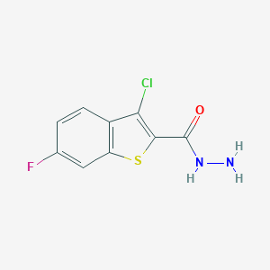 3-Chloro-6-fluoro-1-benzothiophene-2-carbohydrazideͼƬ