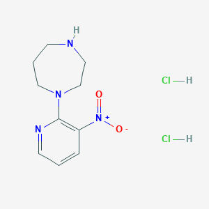 1-(3-Nitropyridin-2-yl)-1,4-diazepane DihydrochlorideͼƬ