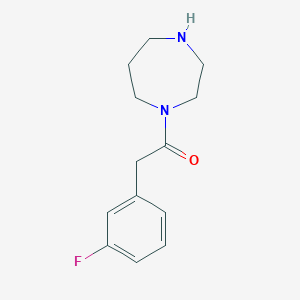 1-(1,4-Diazepan-1-yl)-2-(3-fluorophenyl)ethan-1-oneͼƬ