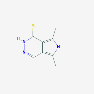 5,6,7-trimethyl-6H-pyrrolo[3,4-d]pyridazine-1-thiolͼƬ