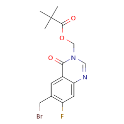 [6-(bromomethyl)-7-fluoro-4-oxo-3,4-dihydroquinazolin-3-yl]methyl2,2-dimethylpropanoateͼƬ