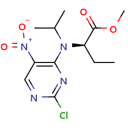 methyl(2R)-2-[(2-chloro-5-nitropyrimidin-4-yl)(propan-2-yl)amino]butanoateͼƬ