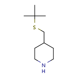 4-[(tert-butylsulfanyl)methyl]piperidineͼƬ