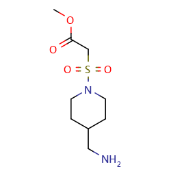 methyl2-{[4-(aminomethyl)piperidin-1-yl]sulfonyl}acetateͼƬ