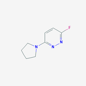 3-fluoro-6-(pyrrolidin-1-yl)pyridazineͼƬ