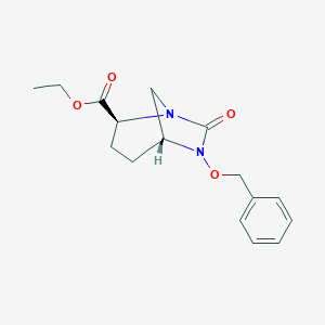 Ethyl(2S,5R)-6-(benzyloxy)-7-oxo-1,6-diazabicyclo[3,2,1]octane-2-carboxylateͼƬ