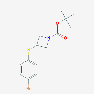 1-BOC-3-(4-bromophenyl)sulfanylazetidineͼƬ