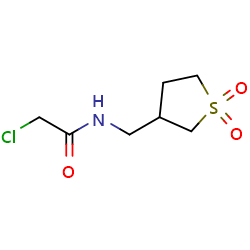 2-chloro-N-[(1,1-dioxo-1?-thiolan-3-yl)methyl]acetamideͼƬ